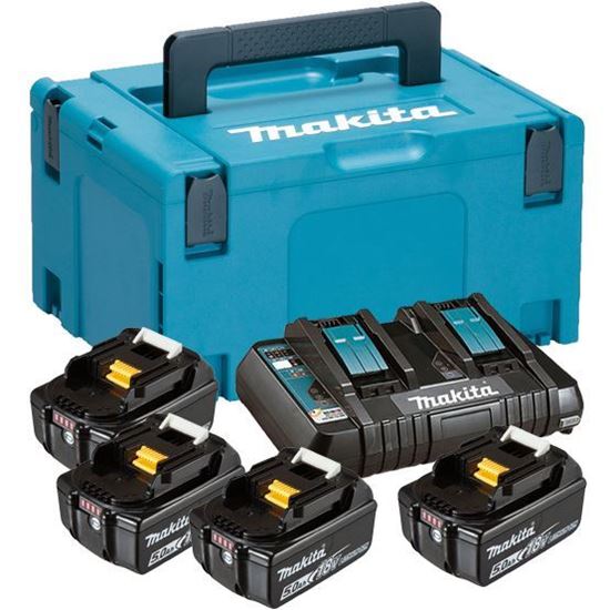 Слика на Сет Ли-Ион батерии и полнач, МАКРАС 3 куфер 